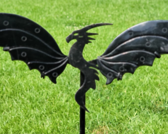 Black Obsidian Crystal Dragon Wings
