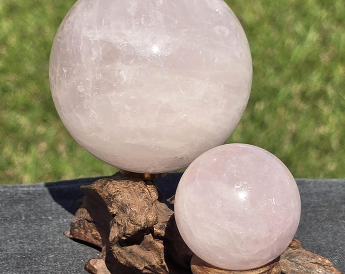 Rose Quartz Crystal Spheres