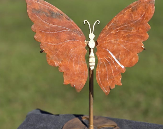Sunstone Crystal Butterfly Wings