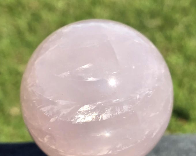 Starlight Rose Quartz Crystal Sphere