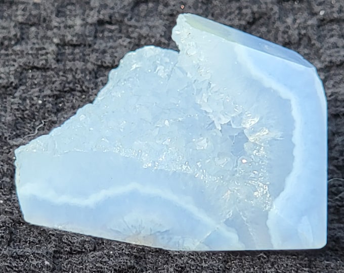 Druzy Blue Lace Agate Crystal Specimen