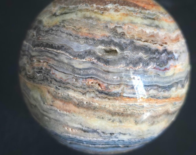 Laguna Crazy Lace Agate Crystal Sphere