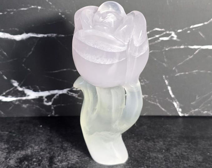 Pastel Fluorite Crystal Rose