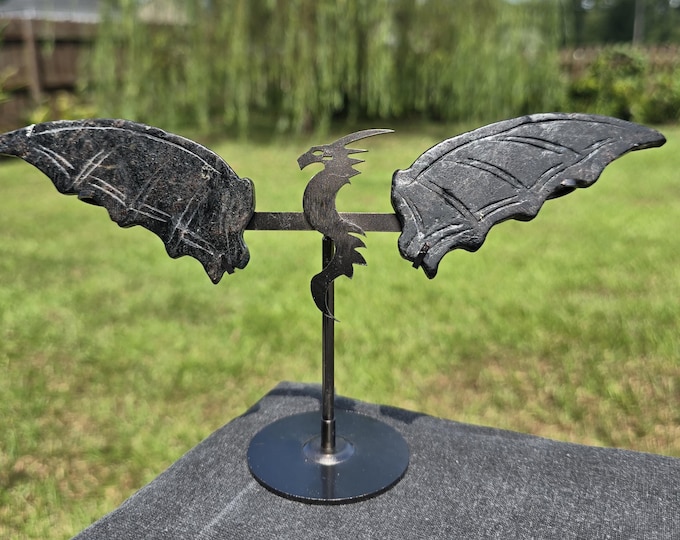 Garnet Astrophyllite Crystal Dragon Wings