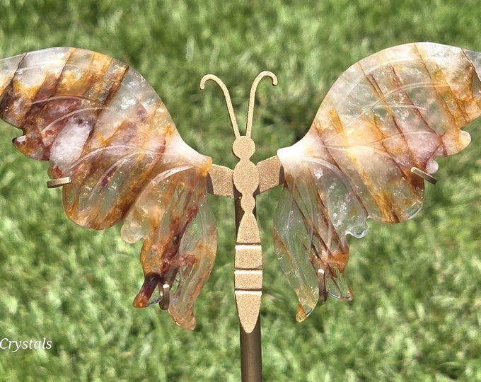 Golden Healer Crystal Butterfly Wings