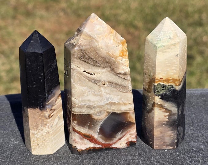 Petrified Wood Crystal Towers