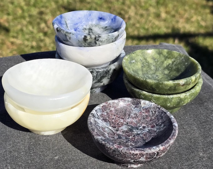 Small Crystal Trinket Bowls