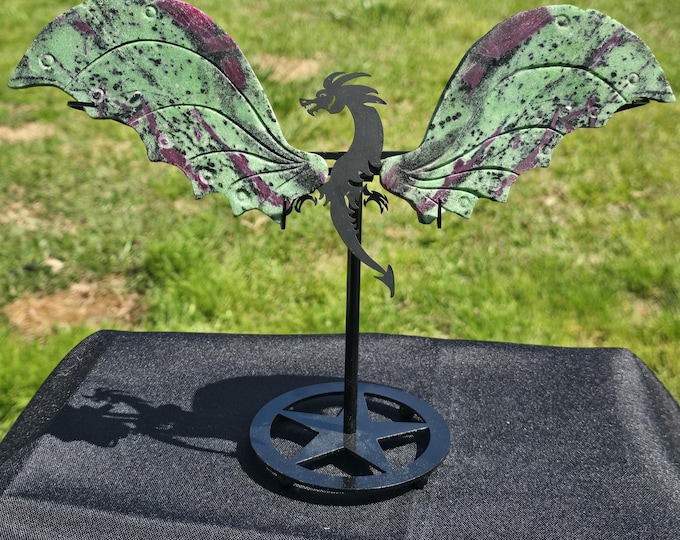 Ruby Zoisite Crystal Dragon Wings