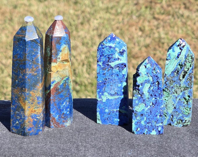 Azurite Crystal Towers