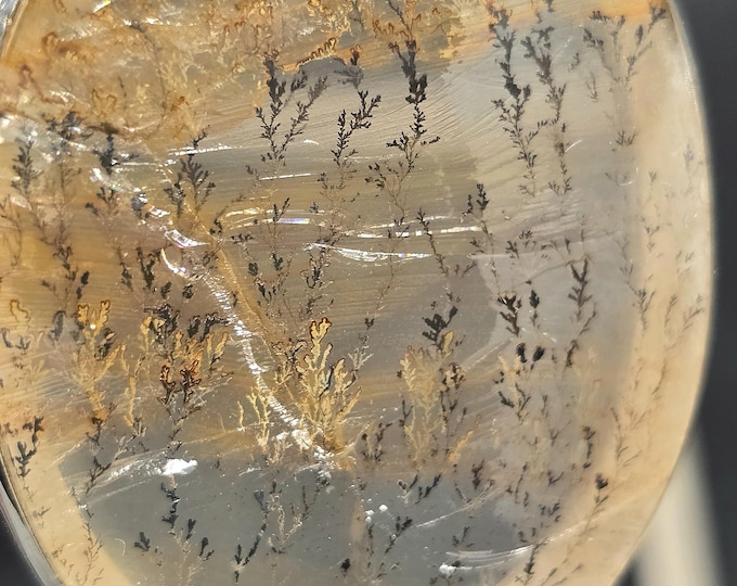 Hematoid Dendritic Crystal Pendant
