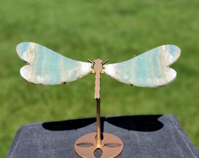 Caribbean Calcite Crystal Dragonfly Wings