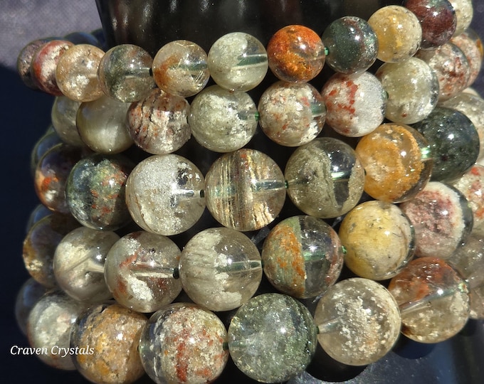 4 Season Phantom Half Bowl Crystal Beaded Bracelets