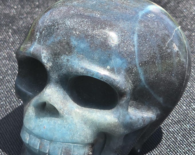 Trolleite Crystal Skull Carving