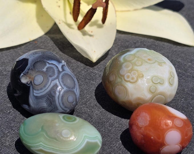 Gobi Agate Crystal Freeform Specimen - 4 Pack