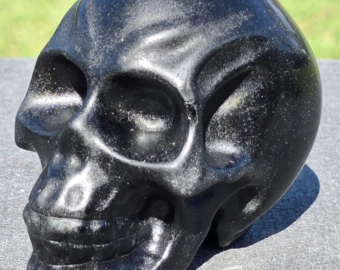 Obsidian Crystal Skull