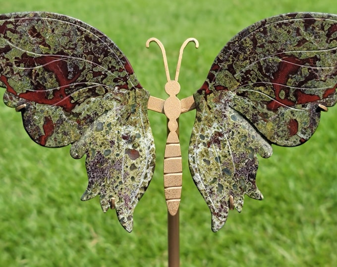 Dragons Blood Jasper Crystal Butterfly Wings