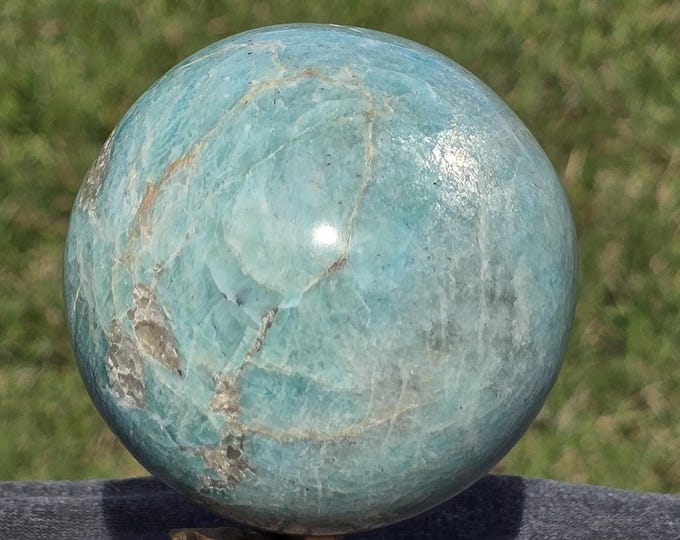 Amazonite Crystal Sphere