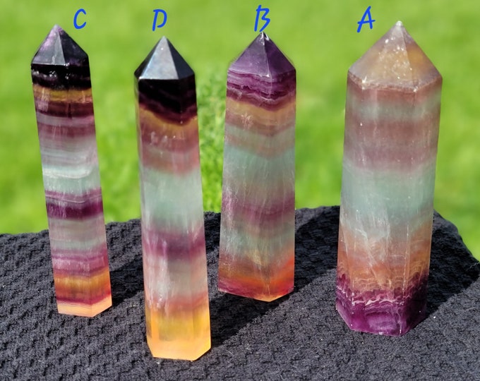 Candy Fluorite Crystal Towers