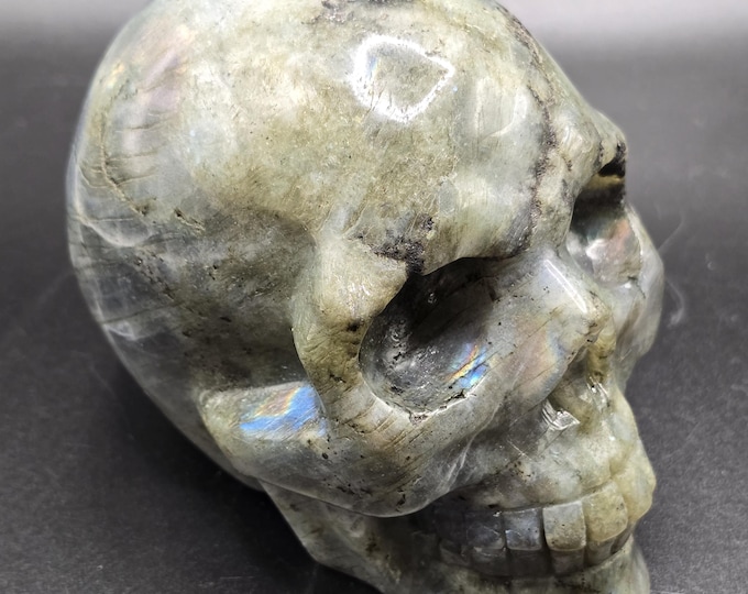 Labradorite Crystal Skull
