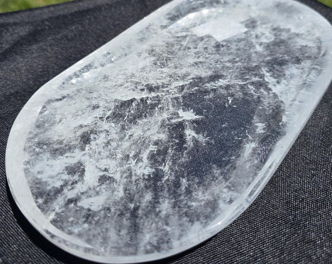 Clear Quartz Crystal Plate