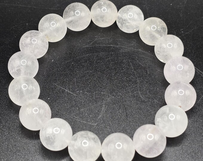 12mm Herkimer Diamond Crystal Bracelet