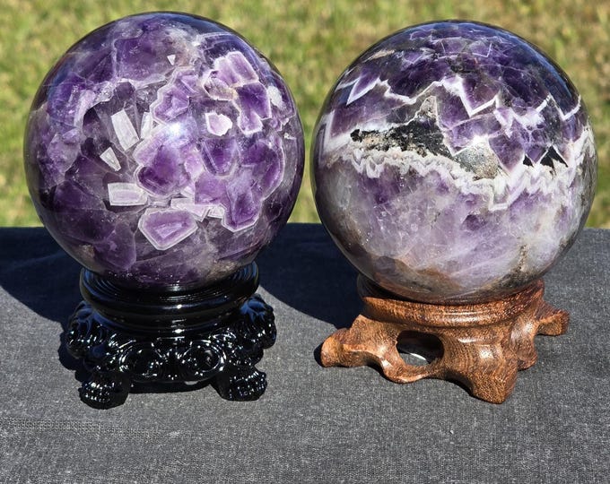 Dream Amethyst Crystal Spheres