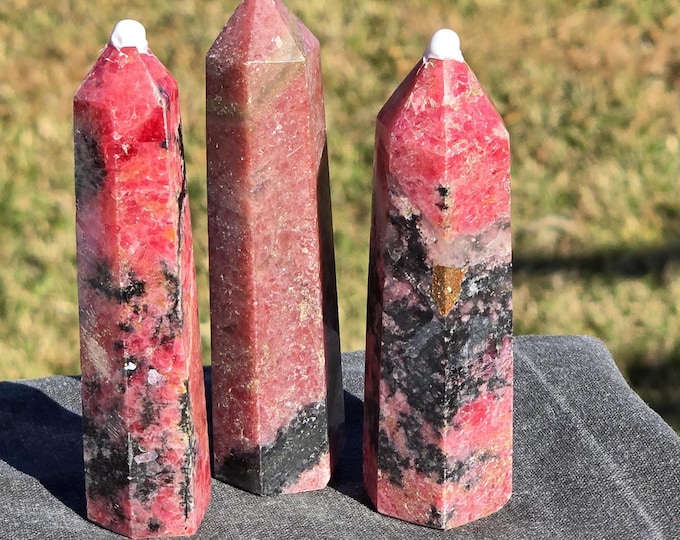 Rhodonite Crystal Towers