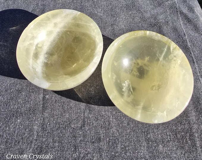 Citrine Crystal Bowls