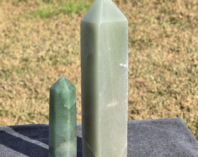 Green Aventurine Crystal Towers