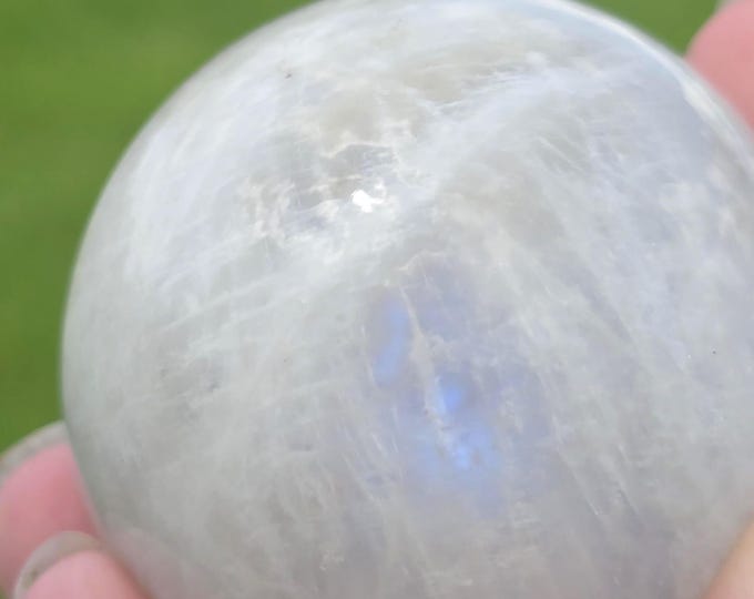 White Moonstone Crystal Sphere