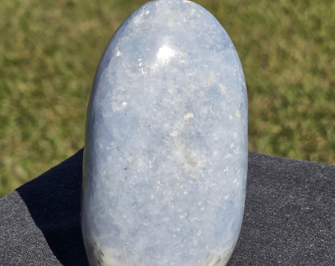 Blue Calcite Crystal Drop