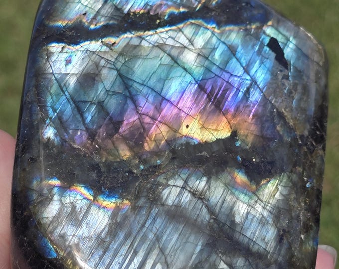 Flashy Labradorite Crystal Freeform