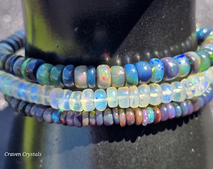Ethiopian Opal Crystal Bracelet