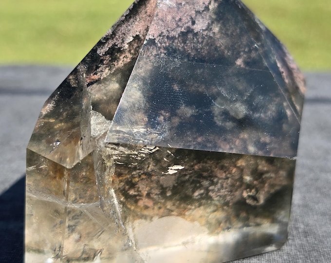 Garden Quartz Crystal Freeform Tower