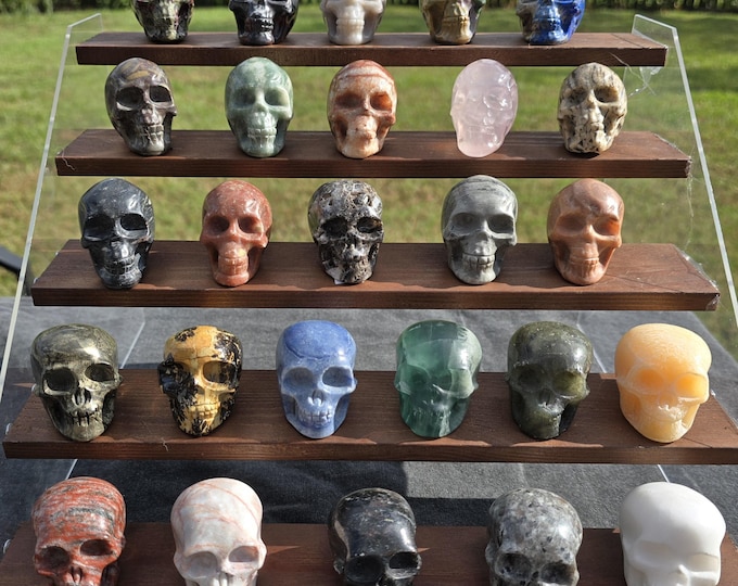 2" Crystal Skull Carvings