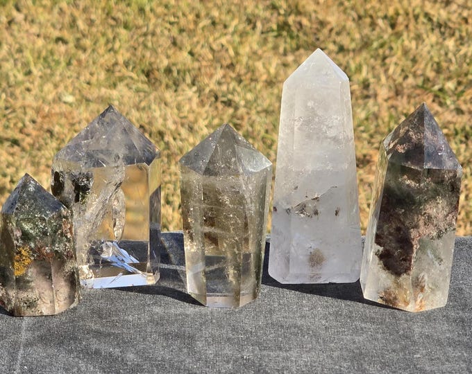 Garden Quartz Crystal Towers