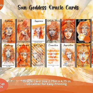 Printable Fairy Oracle Cards Deck Digital Tarot Cards Deck Guide Book ...