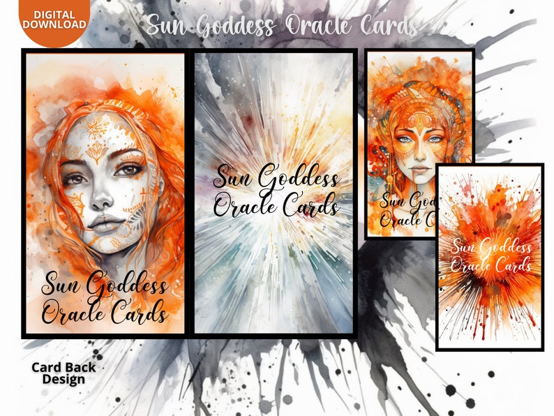 Printable Fairy Oracle Cards Deck Digital Tarot Cards Deck Guide Book ...