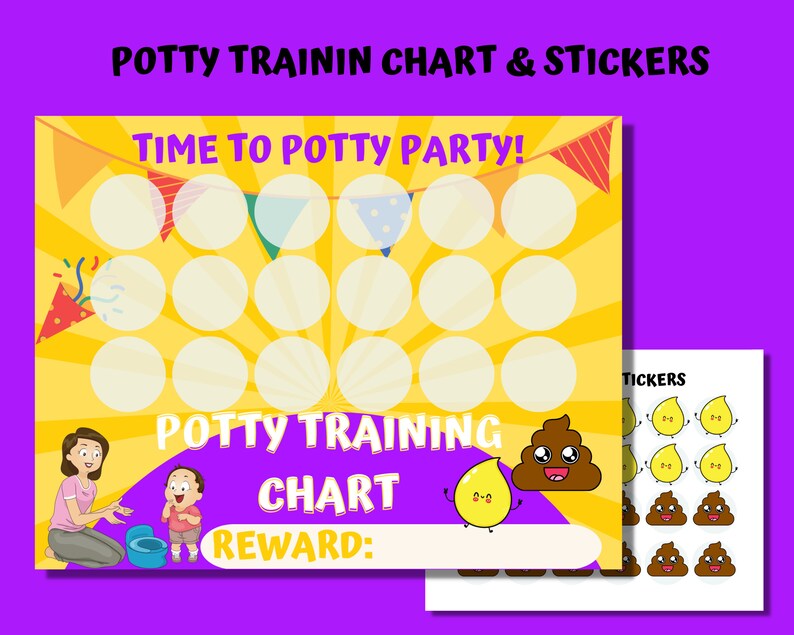 Printable Potty Training Activity Book for Kids Toilet - Etsy