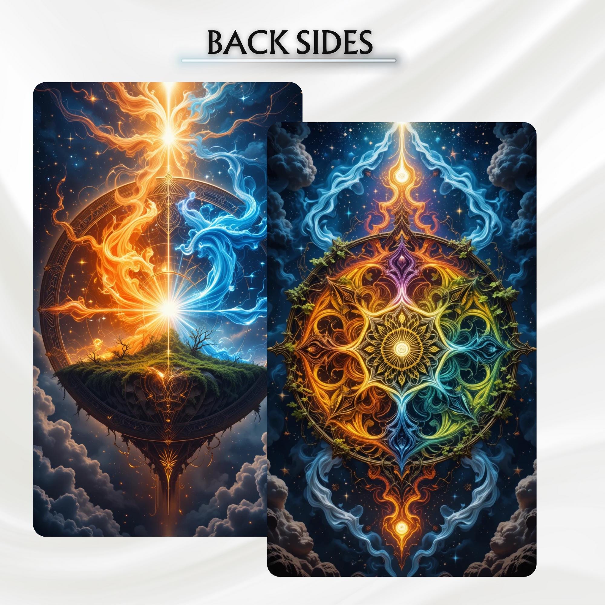 Celestial Tarot Deck Digital Download Printable Tarot Cards Spiritual ...