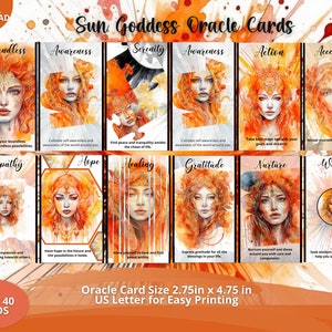 Printable Fairy Oracle Cards Deck Digital Tarot Cards Deck Guide Book ...