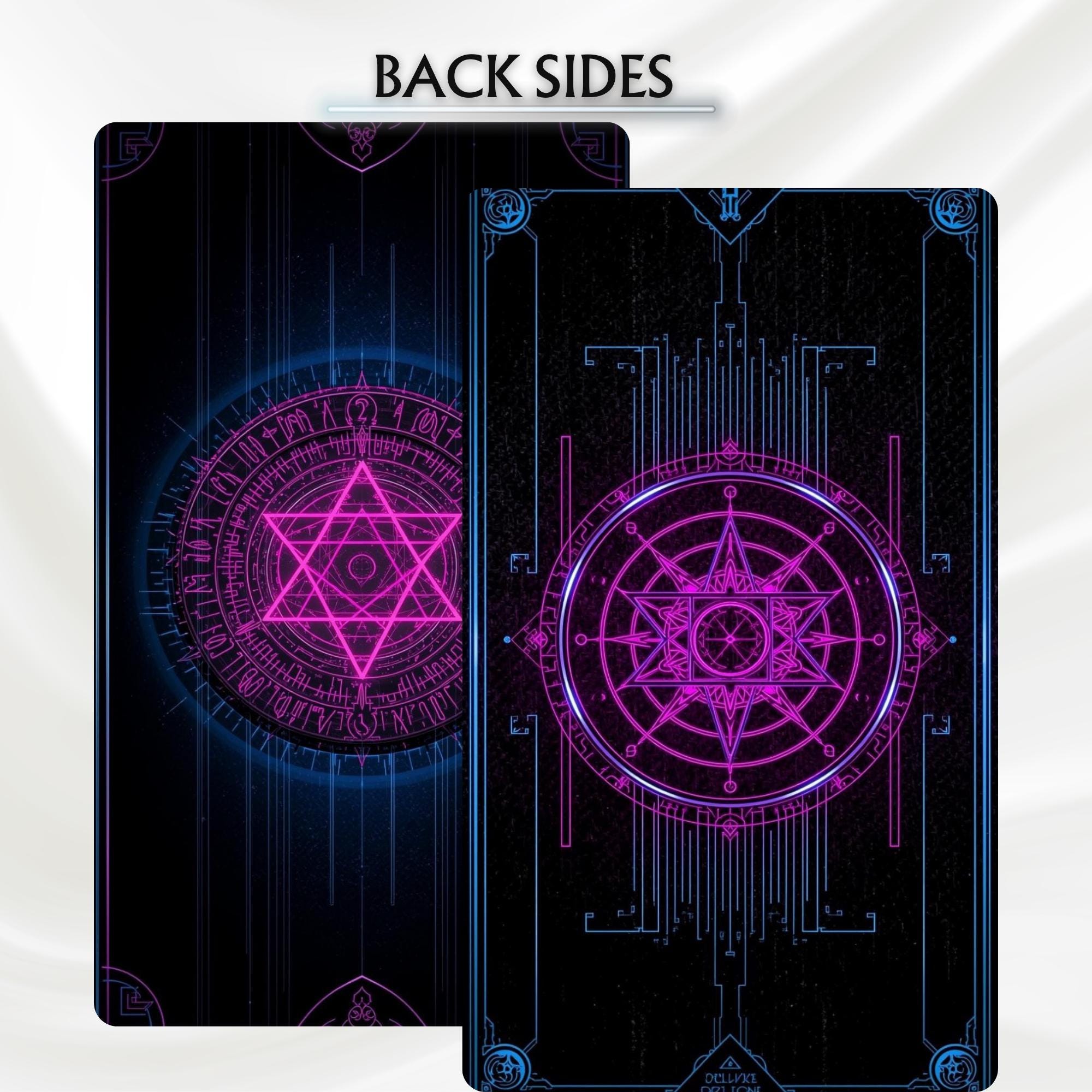 Cyberpunk Tarot Deck Digital Tarot Cards Printable Oracle Deck - Etsy