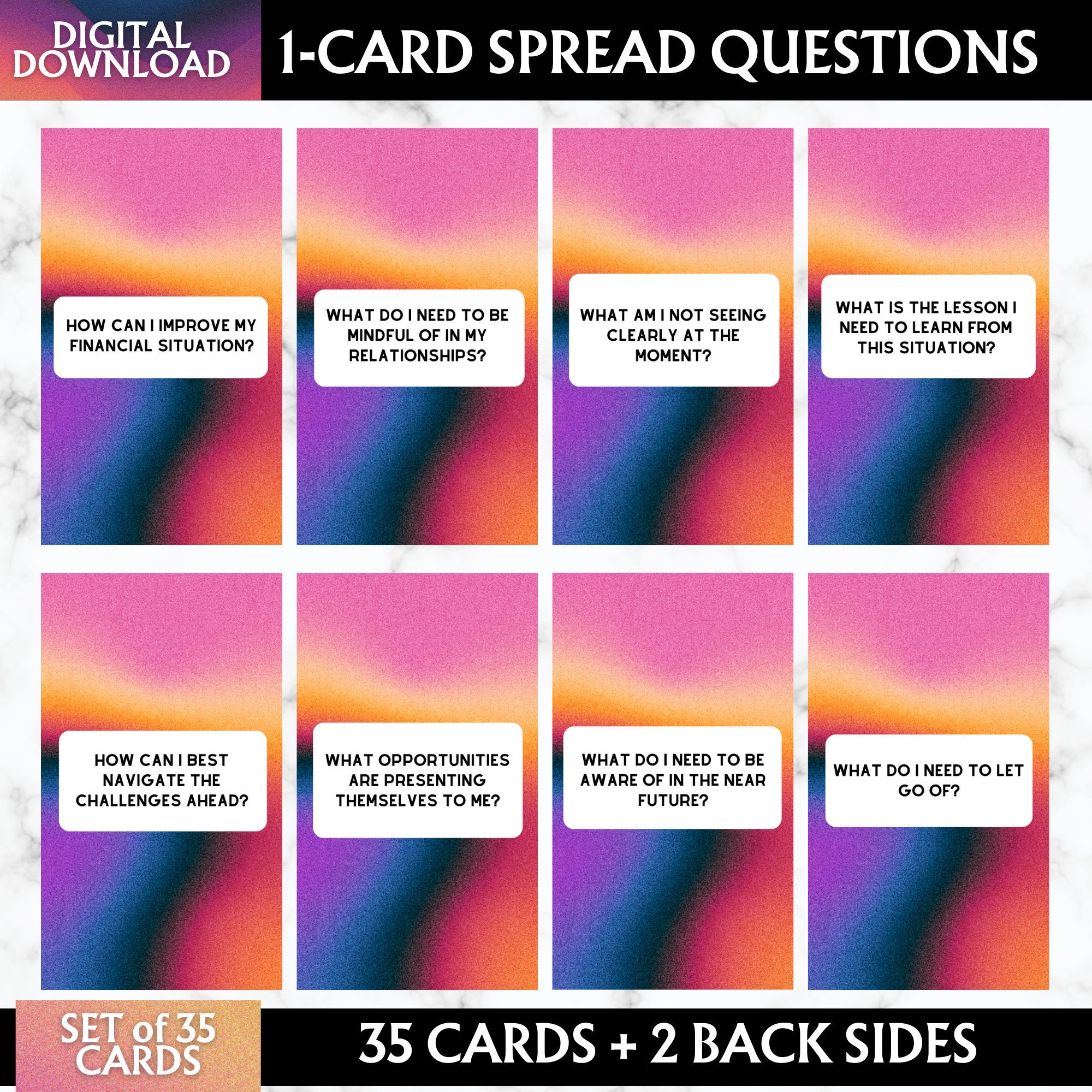 Tarot Spreads Questions Bundle Tarot Cards Questions Tarot Reading