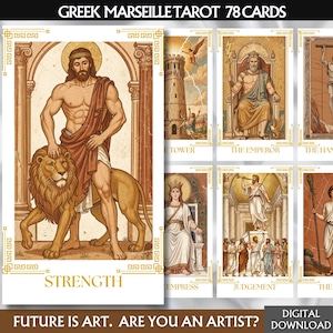 Ancient Marseille Tarot - Etsy