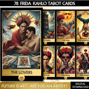 Baraja de 78 cartas del Tarot, Baraja del Tarot del Amor, Baraja de Tarot Digital, Baraja de Tarot Imprimible, Baraja de Oráculo Imprimible, Baraja de Tarot Única para Principiantes, Amante del Tarot