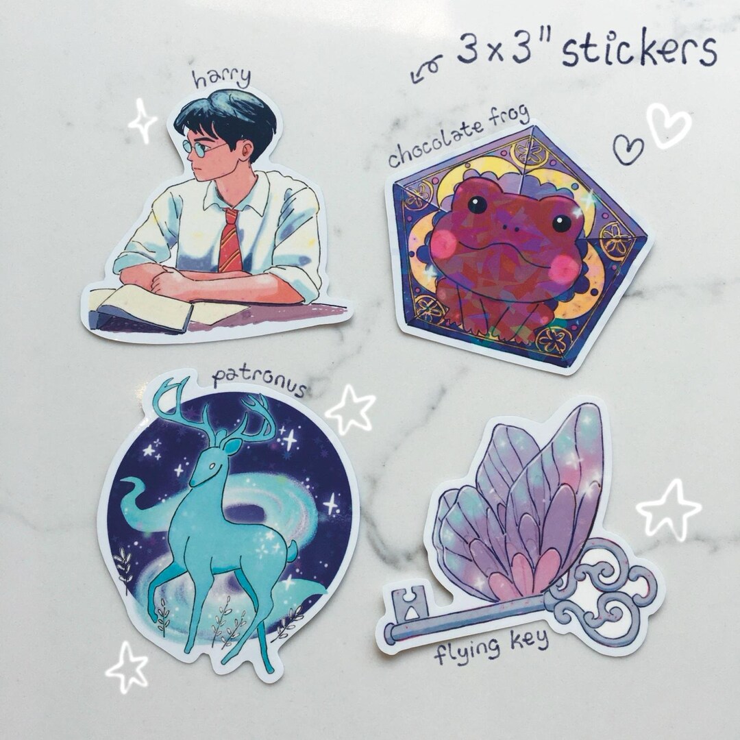Magic Wizard Sticker HP Stickers, Wizard Sticker, Magic Sticker, Holographic Sticker ...