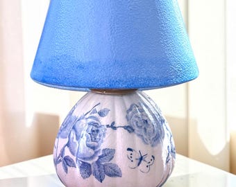 Chinoiserie Pumpkin Tealight Holder, Floral Candle Holder