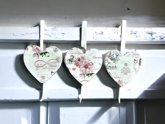 Over Door Hook, Over Door Hanger, Vintage Over Door Rack, Unique Coat Hooks, Vintage Floral Decor, Shabby Chic Coat Hooks, Pretty Coat Hooks