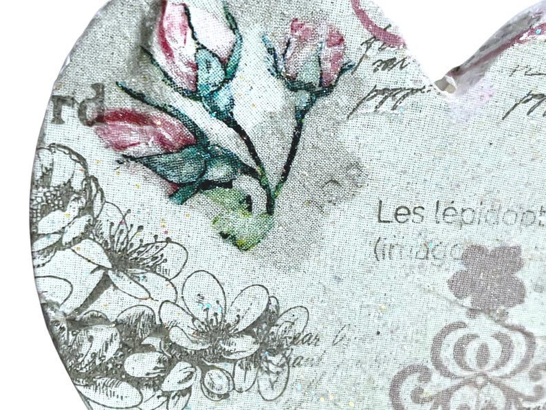 Gancho para colgar en la puerta, perchero vintage, percheros únicos, decoración floral vintage, percheros estilo shabby chic, percheros bonitos imagen 3