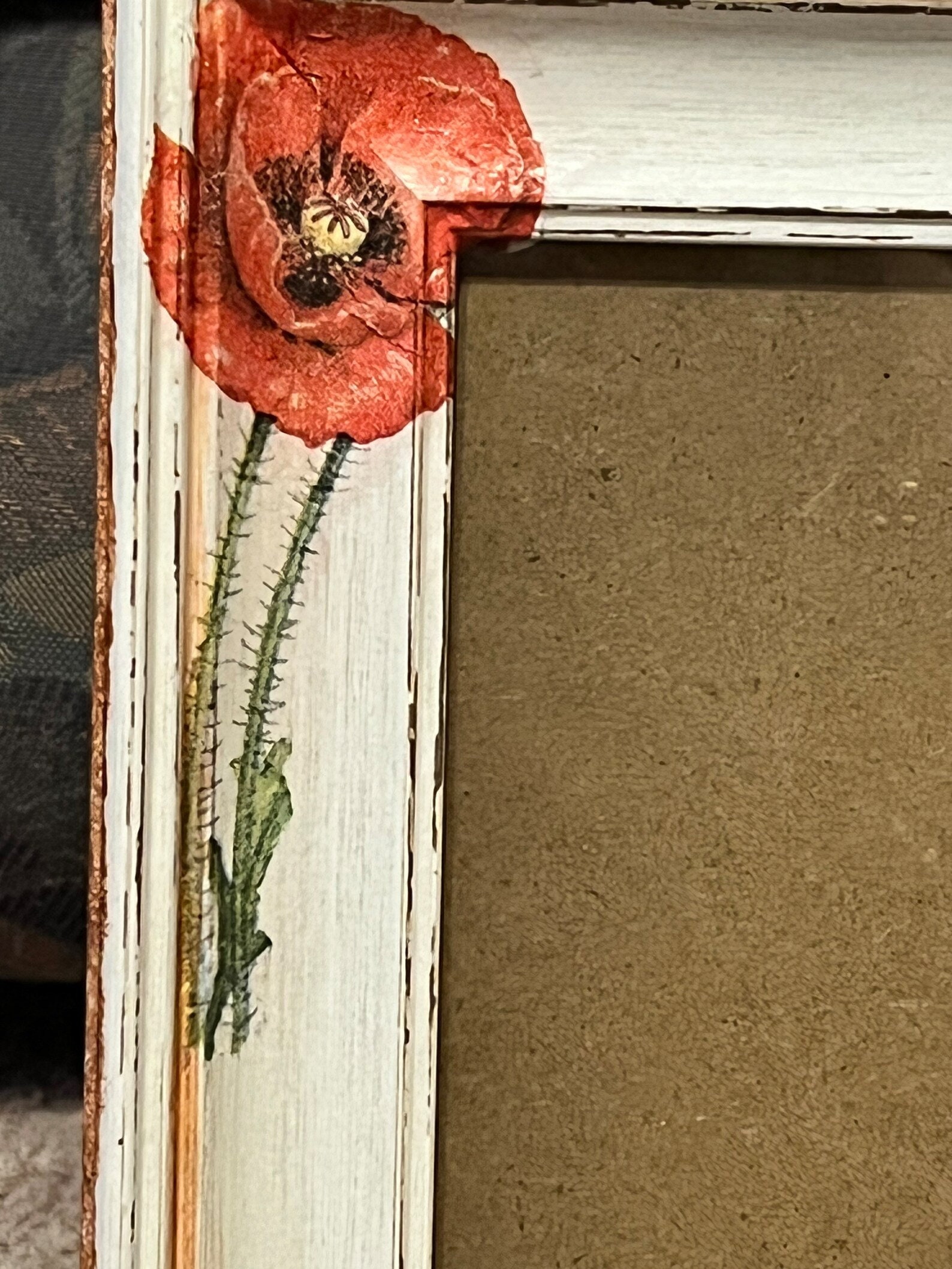 Photo Frame Poppy Photo Frame Picture Frame Memorial Photo Etsy